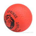 Bola de dodgeball de 10 pulgadas de goma roja pelota de juegos